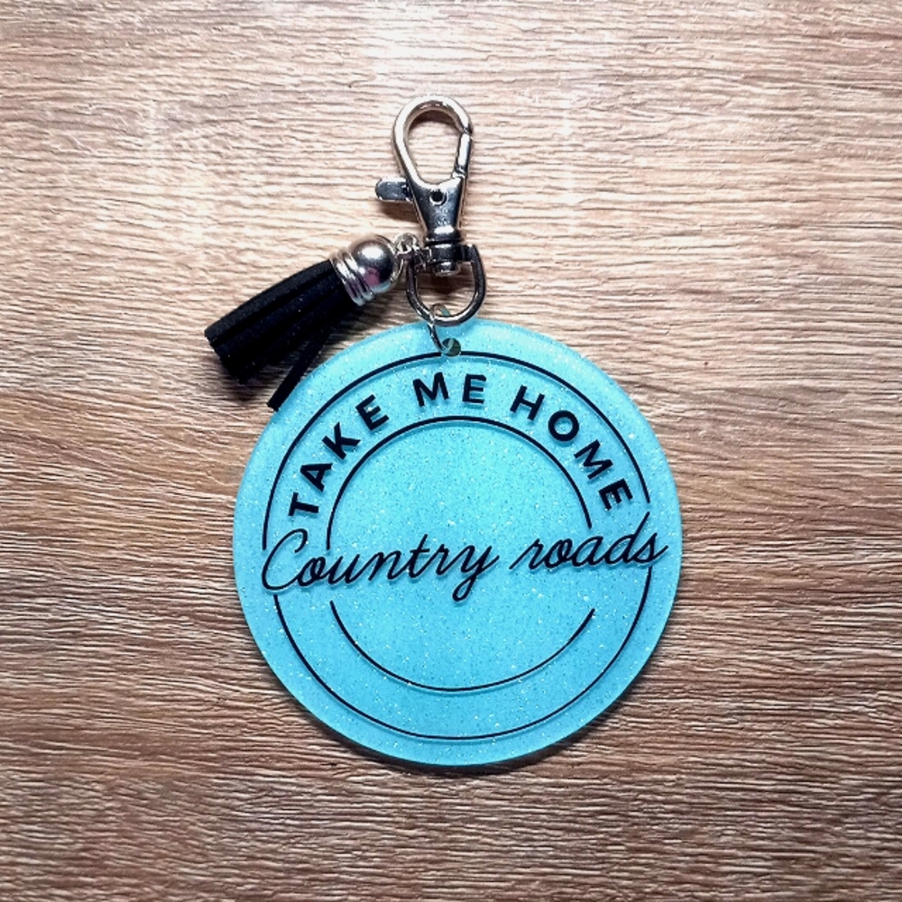 Take Me Home Country Roads Keychain!!